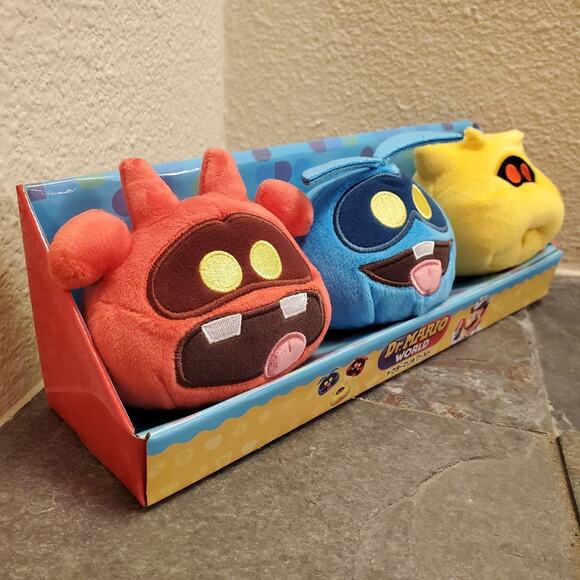 Plush - Dr. Mario Virus 3-Pak (NEW) - Super Mario - Nintendo - Picture 3 of 10